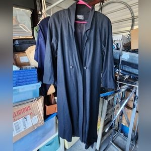 Portrait long coat. Women's size 10